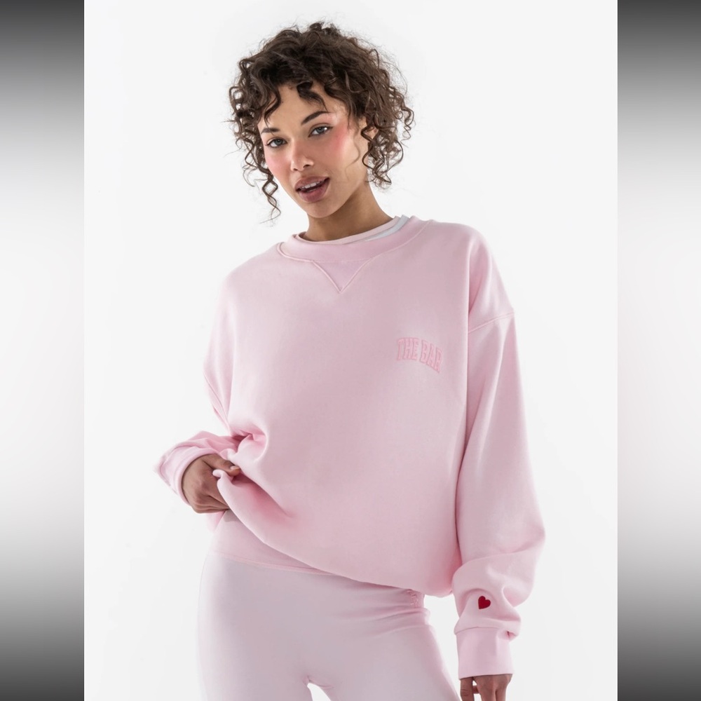 The Bar - VARSITY TUCKED - blush/pink - sold out - valentines drop - L